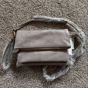 Gray Urban Expressions Stitch Fix NWT Leather Crossbody Bag